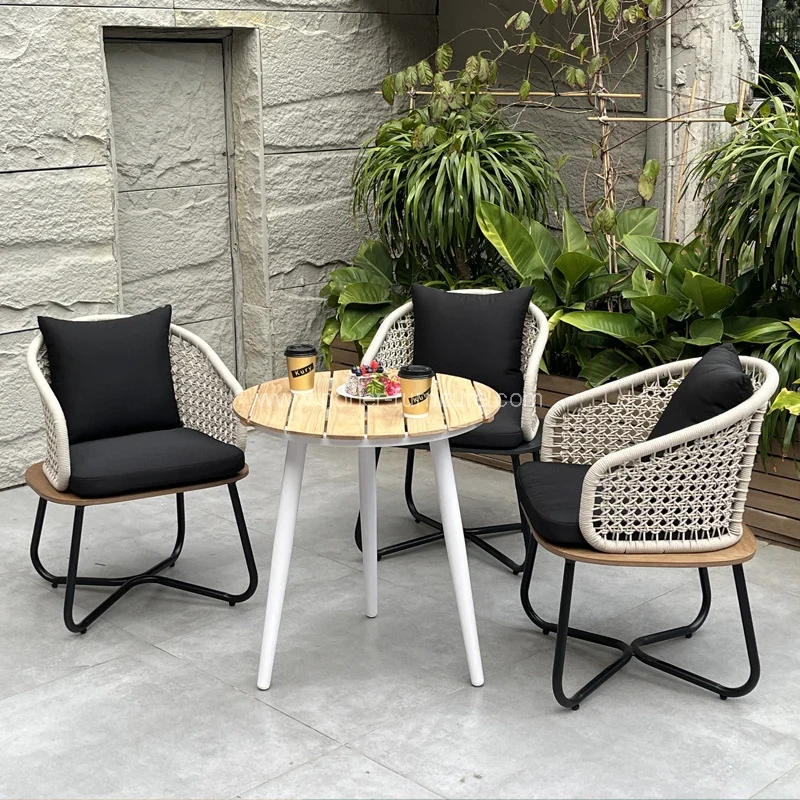 Υπαίθριο πλαίσιο αλουμινίου PE Rattan Garden σετ