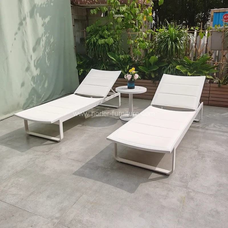 Εξωτερική έπιπλα αλουμινίου Sun Lounger