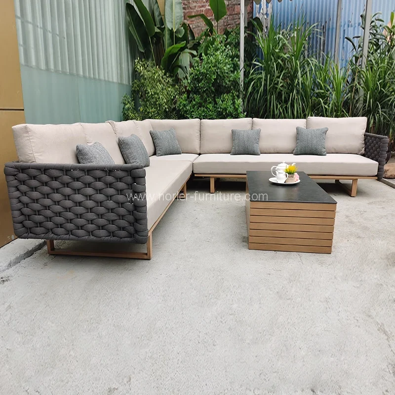 Quolity Outdoor Patio Rope Καναπές στην Κίνα