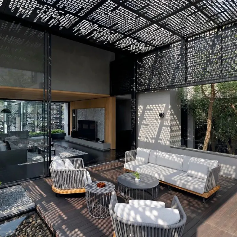 Το έργο High-end προσαρμοσμένο υπαίθριο έργο Villa παραδόθηκε με επιτυχία